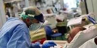 Itália também voltou a ter menos pacientes internados em UTIs por causa do coronavírus  Foto: AFP / Ansa