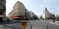 Ruas vazias em Paris durante quarentena do coronav&iacute;rus
27/03/2020
REUTERS/Charles Platiau  Foto: Reuters