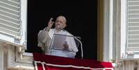 Papa Francisco durante celebração do Angelus no Vaticano  Foto: ANSA / Ansa