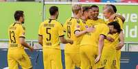 Haaland marca nos acréscimos e garante vitória do Borussia Dortmund no Alemão  Foto: Divulgação/Borussia Dortmund / Estadão Conteúdo