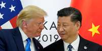 Trump e Xi Jinping  Foto: Kevin Lamarque / Reuters