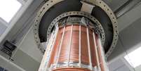 Detector Xenon1T foi instalado em laboratório na Itália entre 2016 e 2018  Foto: Purdue University / BBC News Brasil