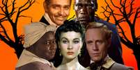 Acima, Clark Gable (Rhett Butler) e Oscar Polk (Pork); abaixo, Hattie McDaniel (Mammy), Vivien Leigh (Scartlett O´Hara) e Leslie Howard (Ashley Wilkes): apenas dezoito anos após a estreia de E o Vento Levou, todos eles já estavam mortos  Foto: Fotomontagem: Blog Sala de TV / Divulgação