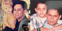 Lyandra e Thiago Costa publicaram fotos da infância ao lado do pai, o cantor Leandro  Foto: Instagram / @lyandramotacosta I Instagram / @thicosta / Estadão