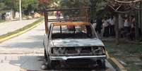 Veículo queimado após grupo atacar moradores de aldeia indígena em San Mateo del Mar, México
22/06/2020
REUTERS/Jose de Jesus Cortes  Foto: Reuters