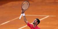 Novak Djokovic comemora vitória sobre croata Nino Serdarusic no torneio Adria Tour
21/06/2020
REUTERS/Antonio Bronic/  Foto: Reuters