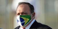 O ministro interino da Saúde, o general Eduardo Pazuello, disse que acordo deve ser fechado nesta semana  Foto: EPA / Ansa - Brasil