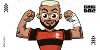 Em um clipe de “Flamiguinhos”, canal infantil do Flamengo, o atacante Gabigol se tornou o “Gabigolzinho” (Foto: Divulgação/4ComM)  Foto: Gazeta Esportiva