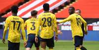 Arsenal venceu Sheffield United fora de casa pela Copa da Inglaterra (Foto: OLI SCARFF / AFP)  Foto: Lance!