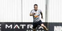 Ramiro durante treino do Corinthians.  Foto: Divulgação/ Ag. Corinthians / Estadão