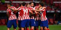 Atlético de Madrid espera manter boa fase desde o retorno do Espanhol (AFP)  Foto: Lance!