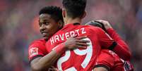 Time do brasileiro venceu o Bayern de Munique no primeiro turno da Bundesliga (Foto: Divulgação/Bayer Leverkusen)  Foto: Gazeta Esportiva