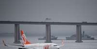 Avi&atilde;o da Gol se prepara para pousar no aeroporto Santos Dumont, no Rio de Janeiro
21/03/2019 REUTERS/Sergio Moraes  Foto: Reuters