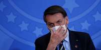 Presidente Jair Bolsonaro participa de cerimônia no Palácio do Planalto no mês passado
17/06/2020
REUTERS/Adriano Machado  Foto: Reuters