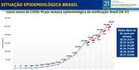 Os dados foram apresentados em balanço sobre a 27ª semana epidemiológica da doença, que se encerrou em 4 de julho.  Foto: Reprodução/ Ministério da Saúde / Estadão Conteúdo