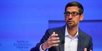 Presidente-executivo da Alphabet, Sundar Pichai.
REUTERS/Denis Balibouse  Foto: Reuters
