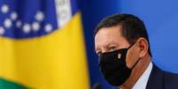 Brazil's Vice President Hamilton Mourao speaks during a news conference at the Planalto Palace in Brasilia, Brazil July 9, 2020. REUTERS/Adriano Machado  Foto: Reuters