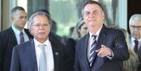 Apesar da resistência de Bolsonaro, ministro Paulo Guedes tem defendido um tributo nos moldes da CPMF  Foto: Agência Brasil / BBC News Brasil