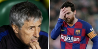 Setién diz que não se sente atingido por críticas de Messi: 'Não dou importância'
  Foto: Getty/Goal / Goal