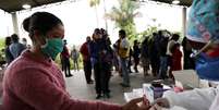 Testes de Covid-19 na comunidade quilombola Peropava, em Registro (SP) 
29/07/2020
REUTERS/Amanda Perobelli  Foto: Reuters