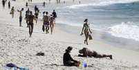 Praias do Rio de Janeiros já estão cheias; São Paulo deve seguir o mesmo caminho
REUTERS/Ricardo Moraes  Foto: Reuters