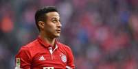 Thiago Alcântara tem atraído diversos gigantes europeus e não deve seguir no Bayern de Munique (AFP)  Foto: Lance!