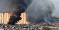 Trecho da zona portuária de Beirute foi destruído pela explosão  Foto: EPA / BBC News Brasil