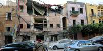 Explosão em zona portuária causou destruição em Beirute, capital do Líbano  Foto: Aziz Taher / Reuters