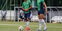 Gilberto e Miguel em treinamento do Fluminense (Foto: Divulgação/Fluminense)  Foto: Lance!