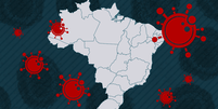 Mapa Brasil covid-19  Foto: BBC News Brasil