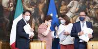Premi&ecirc; Giuseppe Conte apresenta decreto com medidas de combate &agrave; pandemia de coronav&iacute;rus  Foto: ANSA / Ansa - Brasil