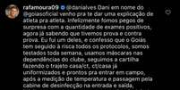 Rafael Moura respondeu o desabafo de Daniel Alves após a suspensão da partida entre Goiás e São Paulo (Foto: Reprodução/Instagram)  Foto: Gazeta Esportiva