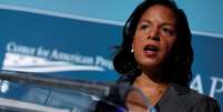 Susan Rice, em foto de 2017, aposta em suas credenciais na politica externa americana  Foto: Reuters / BBC News Brasil