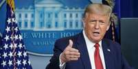 Presidente dos EUA, Donald Trump, na Casa Branca
10/08/2020 REUTERS/Kevin Lamarque  Foto: Reuters