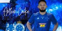 Arthur Caíke assinou com o Cruzeiro por empréstimo até o final de 2020 (Foto: Reprodução/Cruzeiro)  Foto: Gazeta Esportiva