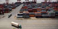 Porto de Shenzhen.  A China é o principal destino das exportações brasileiras  Foto: DW / Deutsche Welle