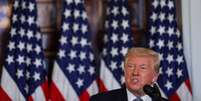 Presidente dos EUA, Donald Trump, durante cerimônia na Casa Branca
18/08/2020
REUTERS/Carlos Barria  Foto: Reuters