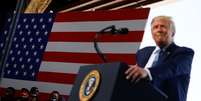 Presidente dos EUA, Donald Trump, em Yuma, Arizona
18/08/2020 REUTERS/Tom Brenner  Foto: Reuters