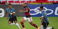 Gabigol estava sem fazer um gol há sete partidas consecutivas (Foto: Alexandre Vidal / Flamengo)  Foto: LANCE!