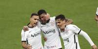 Léo Natel abriu o placar para o Corinthians e fez seu primeiro gol pelo clube (Foto: Rodrigo Coca/Ag. Corinthians)  Foto: LANCE!