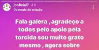 (Foto: Reprodução/Instagram)  Foto: Gazeta Esportiva