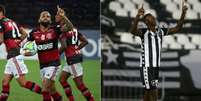 Gabigol e Matheus Babi (Foto: Alexandre Vidal/Flamengo; Vítor Silva/Botafogo)  Foto: Lance!