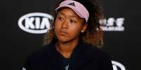 A tenista Naomi Osaka foi a primeira a comunicar que não entraria em quadra  Foto: Adnan Abidi / Reuters