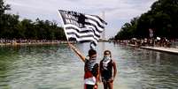 Manifesta&ccedil;&atilde;o contra a injusti&ccedil;a racial em Washington
28/08/2020
REUTERS/Tom Brenner  Foto: Reuters