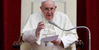Papa Francisco discursa em audiência geral após readmissão do público 
02/09/2020
REUTERS/Guglielmo Mangiapane  Foto: Reuters