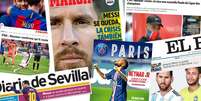 "Je reste", "Yo me quedo": Neymar e Messi reforçam o protagonismo na imprensa francesa e espanhola    Foto: Reprodução