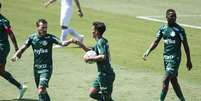 Gabriel Veron marcou um gol e deu uma assistência na vitória do Palmeiras  Foto: Diogo Reis/Agif-Agência de Fotografia / Estadão