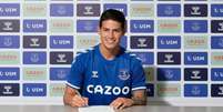 James Rodríguez é a grande contratação do Everton na temporada (Divulgação/Everton)  Foto: Lance!