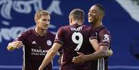 Vardy foi o grande destaque do Leicester na estreia da Premier League  Foto: Tim Keeton / Reuters