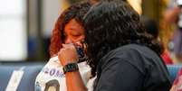 Tamika Palmer, mãe de Breona Taylor, durante processo judicial
15/09/2020
REUTERS/Bryan Woolston  Foto: Reuters